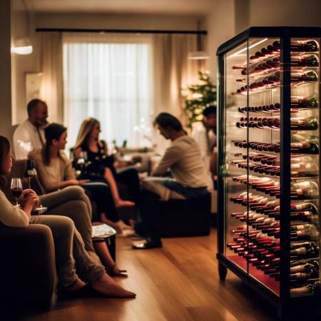 玻璃酒柜红酒摆放技巧，打造优雅品酒空间