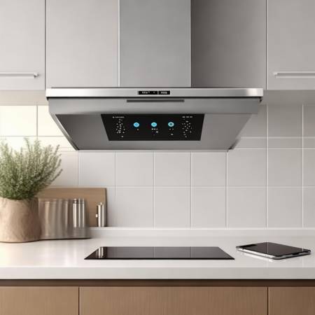 亲民价智能油烟机,远程操控方便