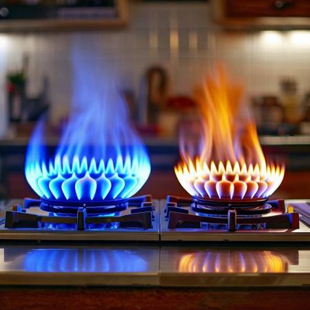 燃气灶与煤气灶,天然气与液化气