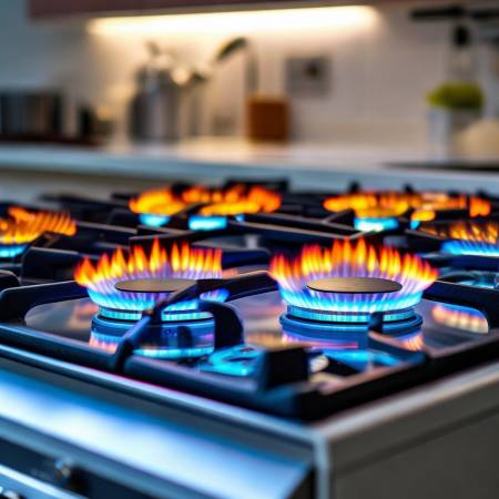 燃气灶效率高，节能环保