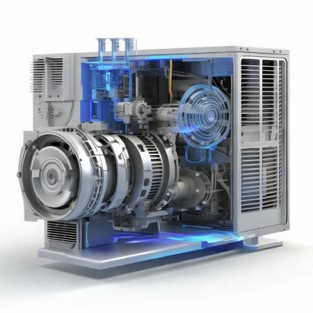 齿轮转动制冷循环