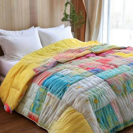 竹纤维夏凉被,环保凉爽亲民