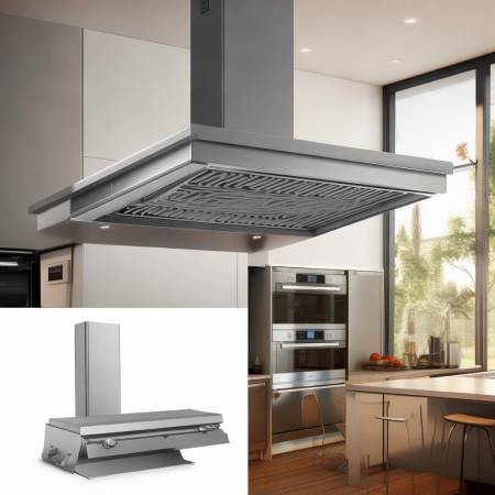 顶吸高效,侧吸美观