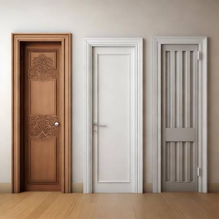 门套选择:实木/实用PVC/铝