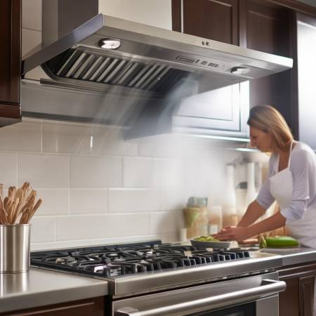 油烟机提前开启，吸烟更佳