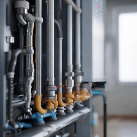 壁挂炉管道连接检查