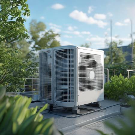 空气能热水器加热至79度，节能环保新选择