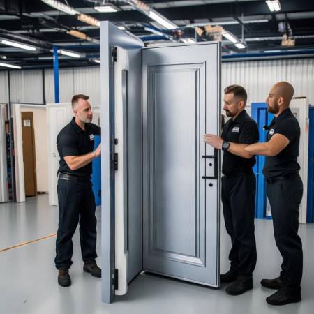 “选口碑佳、服务优防盗门”