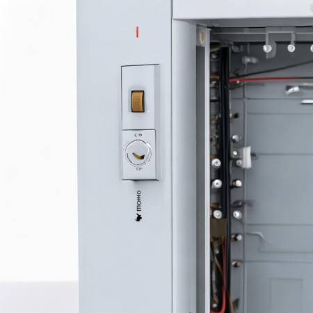 关闭电源,观察螺丝