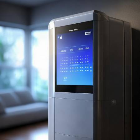 触屏热水器,智能预约热水