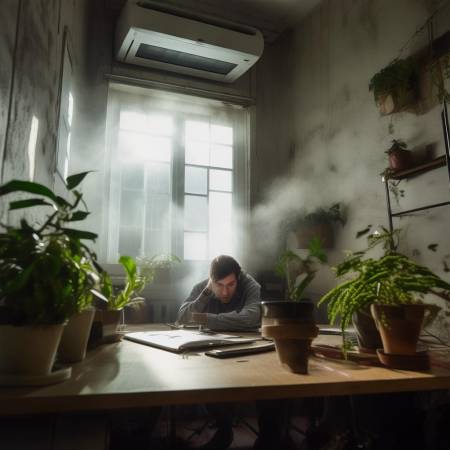 空调房空气差，易生病