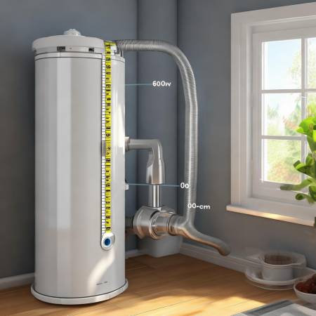 测量烟管长度,加50cm即可