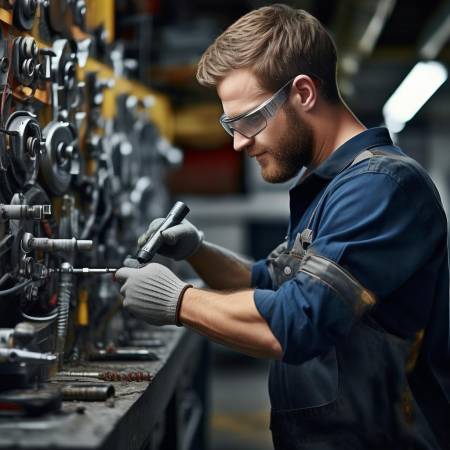 维修工具清洁,勿硬来,保护双手