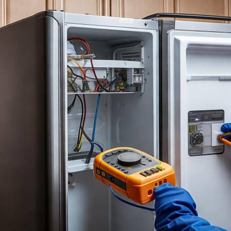 “检查冰箱继电器阻值”