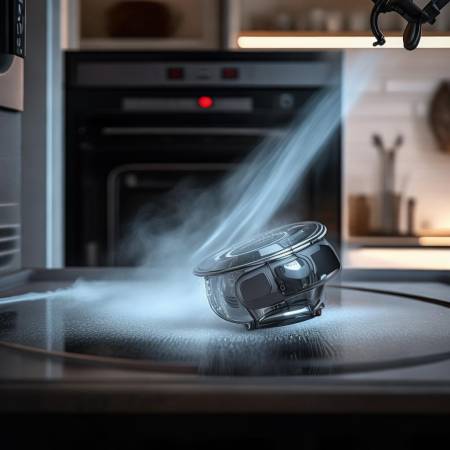 自动油烟机清洁按钮：告别手洗烦恼，一按即净