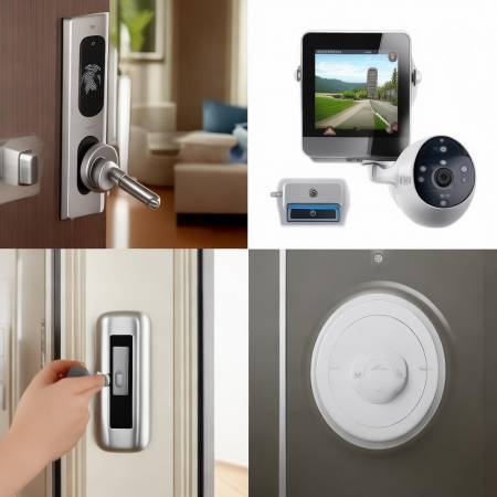 智能家居新选择：密码锁指纹锁萤石，安全便捷一步到位