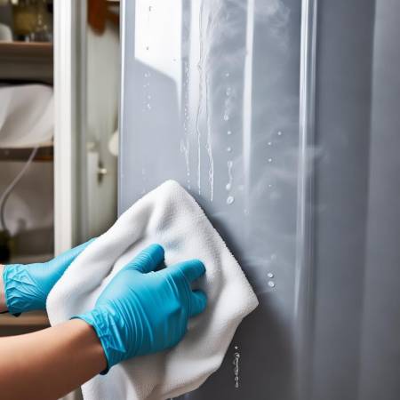 热水器清洁完毕,焕然一新