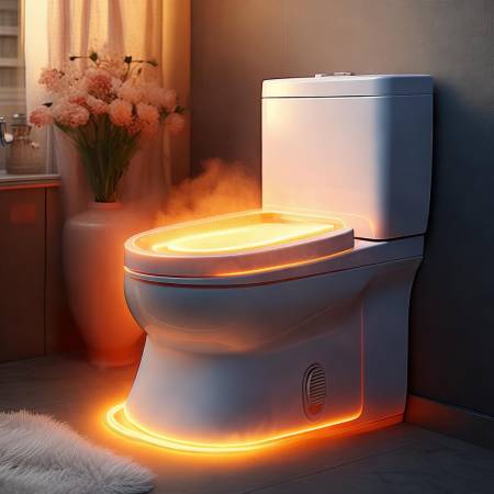 冬天马桶温暖舒适