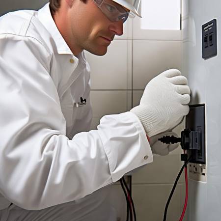 确保接触紧密,先断电接线