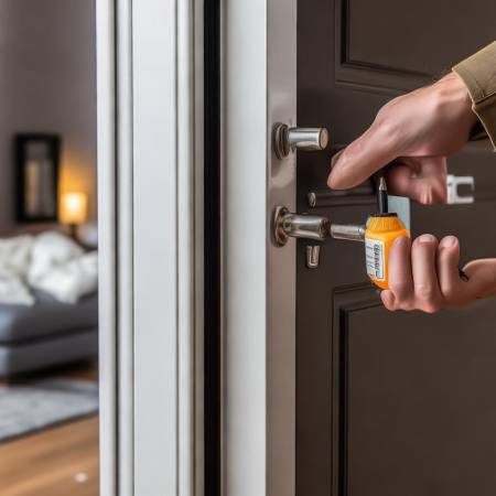 定期维护防盗门