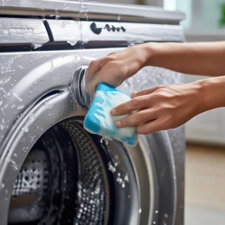 清洁洗衣机外表面