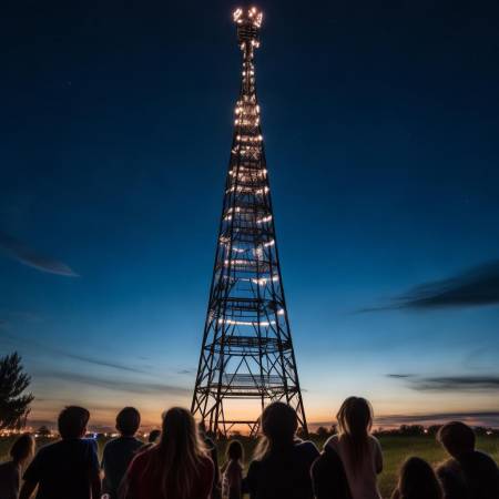 湘阴电视塔变迁,守护信号,童年