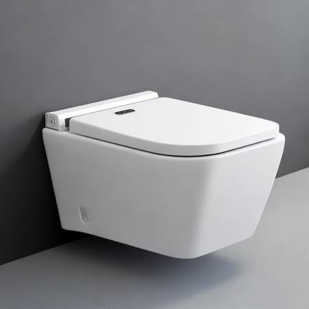 智能壁挂马桶，方形设计引领潮流