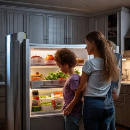 高层停电,提前移冰箱食物