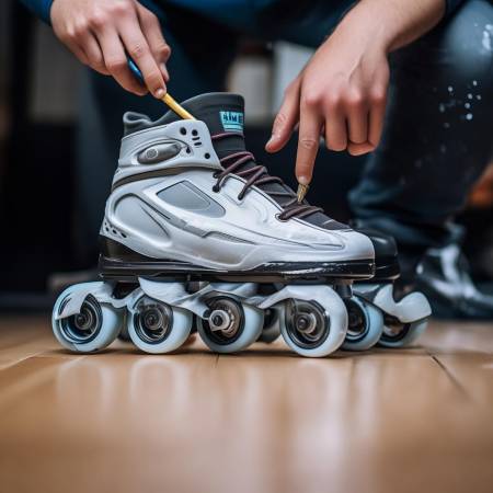 清洁滑轮,轻柔刷除灰尘