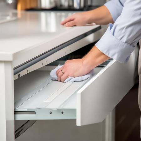 冰箱滑道定期清洁润滑