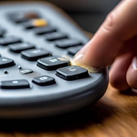 遥控按键擦一擦更灵敏