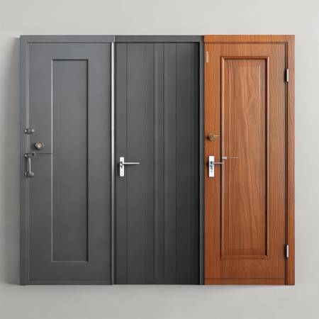 防盗门门扇材料多样,钢最安全,