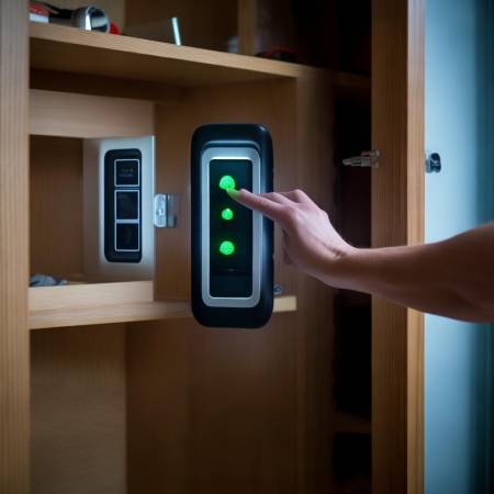 指纹锁重置完成