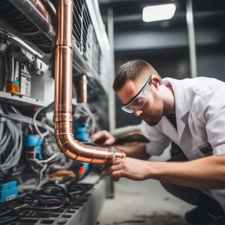 空调移机后检查管道