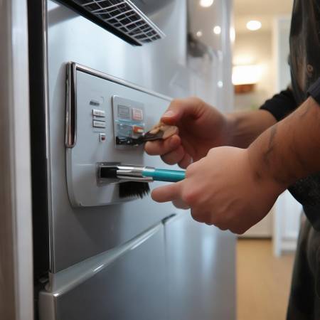 冰箱出水孔清理步骤