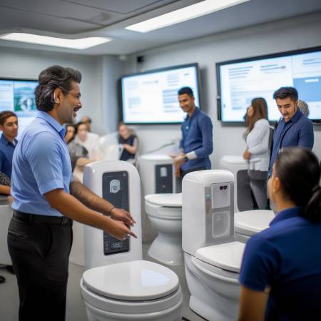 智能马桶使用培训,安心购买