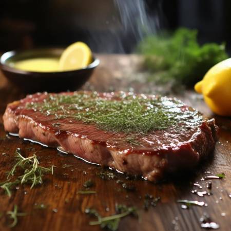 橄榄油香草腌制牛排