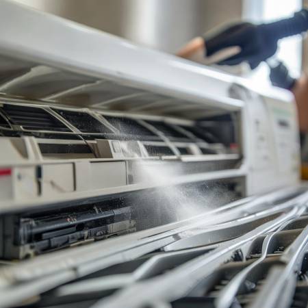 清洗空调散热片