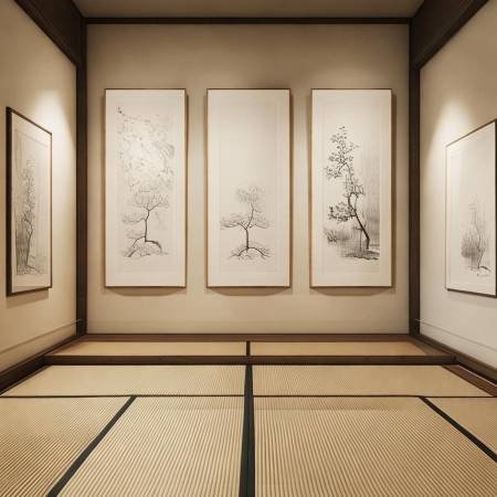 墙面装饰简洁雅致