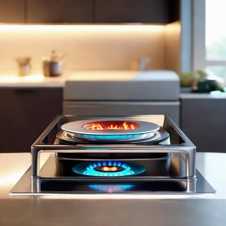 燃气灶单灶带燃气：高效节能厨房必备