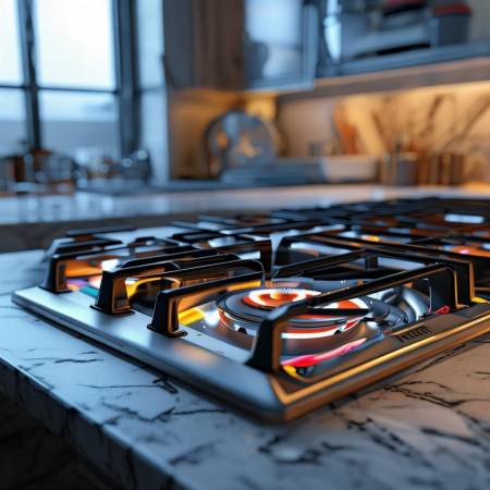 带熄火保护防回火燃气灶