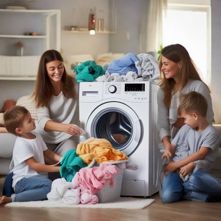 “荣事达洗衣机,大容量省心力”