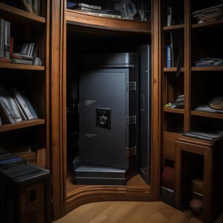 保险柜宜隐蔽安装