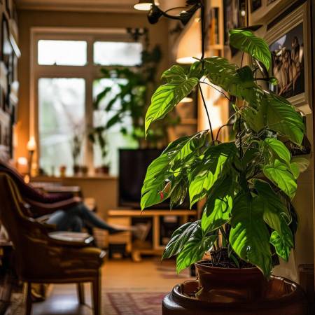 电视机旁摆盆景的技巧及注意事项