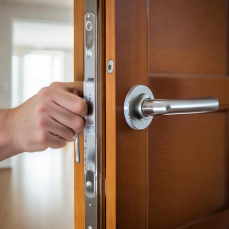 检查门锁，确保牢固