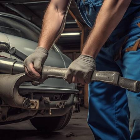 扳手开排气口，空气咻咻响