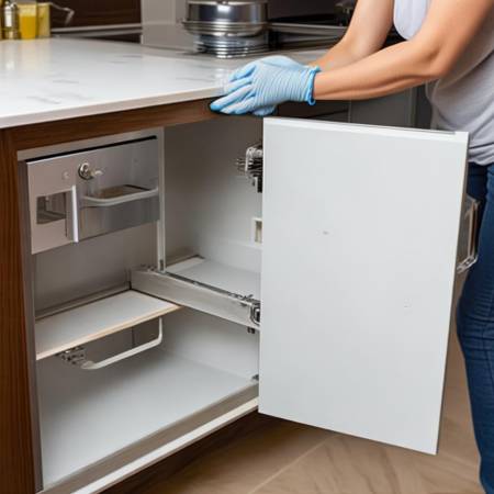 定期清洁消毒柜