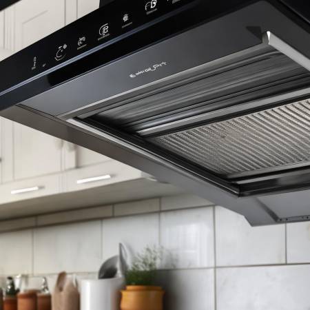 E品牌油烟机,自清洁效果一般。