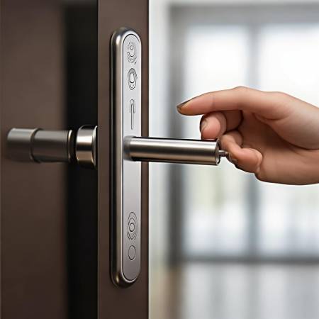 指纹锁清洁防误识