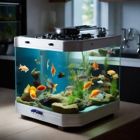 集成灶：打造家庭迷你鱼缸新选择